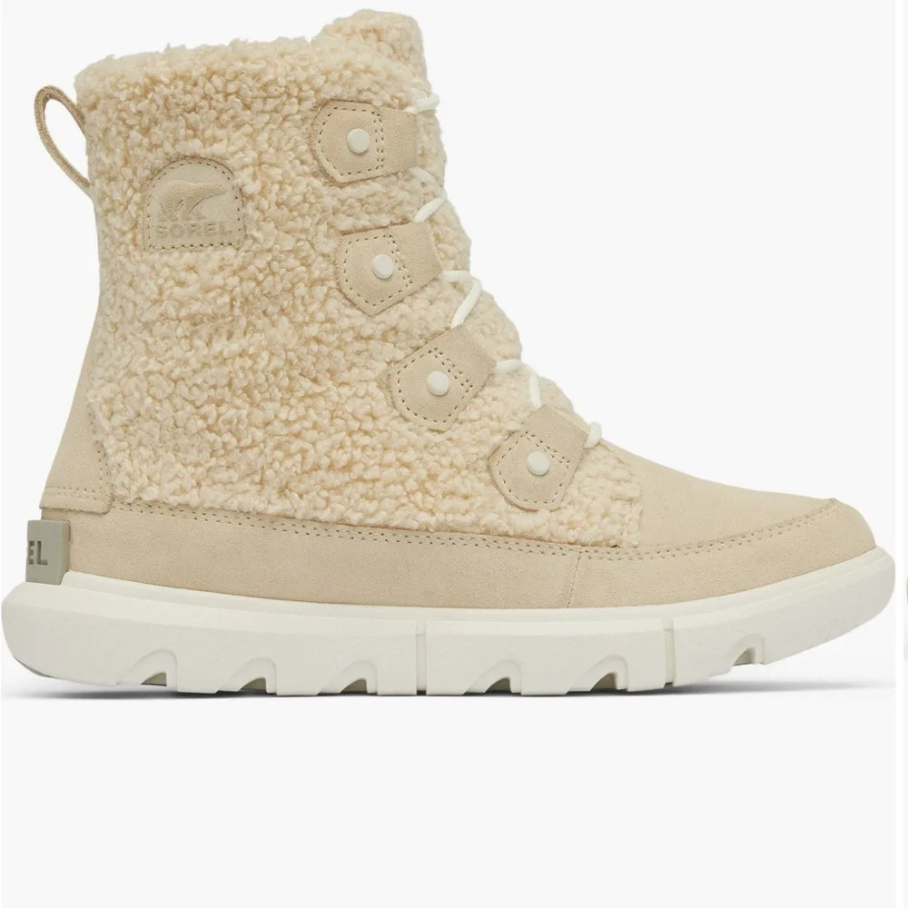 Sorel Tan Shearling Winter Boots - waterproof boot #23 - Picture 4 of 9